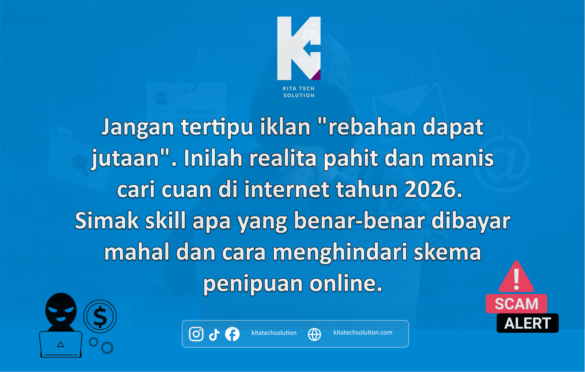 Realita Cari Duit di Internet 2026: Berhenti Cari "Magic Button"